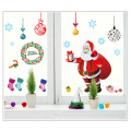 Cheap Merry Christmas Removable Colorful Vinyl Wall Window Sticker